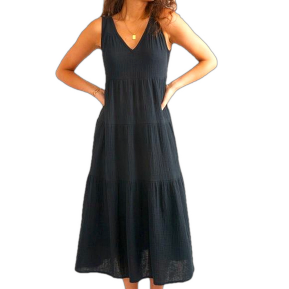 Marine Layer Dresses & Skirts - Marine Layer Corinne Double Cloth Maxi Dress